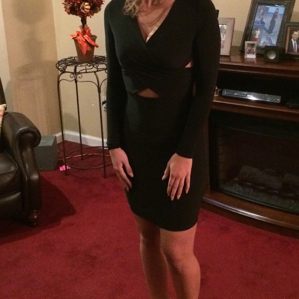 Formal black dress